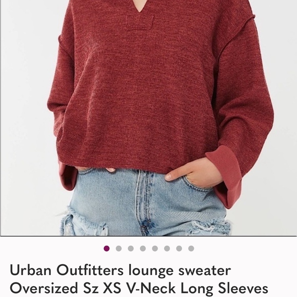 Urban Outfitters lounge sweater Oversized Sz S
V-Neck Long Sleeves - Picture 8 of 8